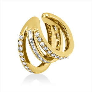 Ohrschmuck 18 kt GG, Ohrmanschette