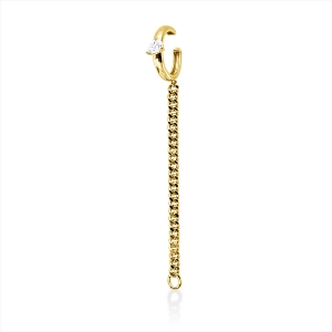Ohrschmuck 18 kt GG, Ohrmanschette