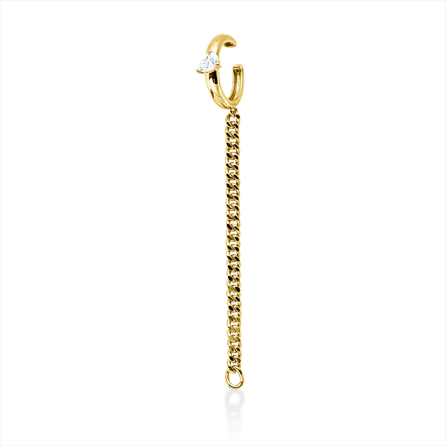 Ohrschmuck 18 kt GG, Ohrmanschette