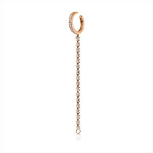 Ohrschmuck 18 kt RG, Ohrmanschette
