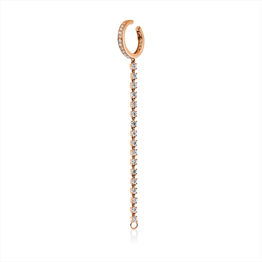 Ohrschmuck 18 kt RG, Ohrmanschette