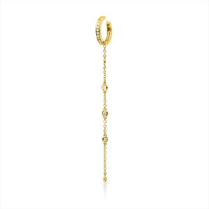 Ohrschmuck 18 kt GG, Ohrmanschette