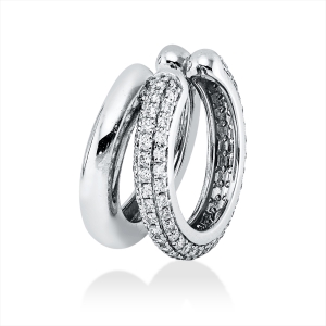 Ohrschmuck 14 kt WG, Ohrmanschette