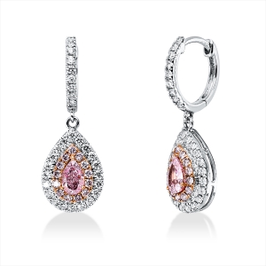 Ohrschmuck 18 kt WG+RG