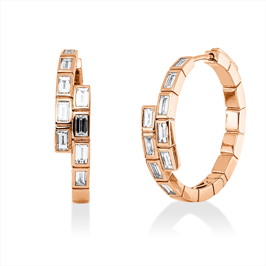 Creolen Zarge 18 kt RG