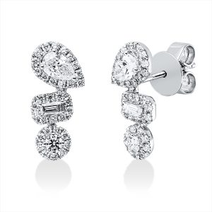 Ohrstecker 18 kt WG