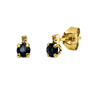 Ohrstecker 4er-Krappe 18 kt GG