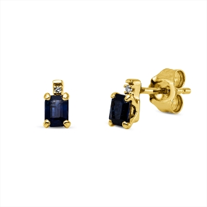 Ohrstecker 4er-Krappe 18 kt GG