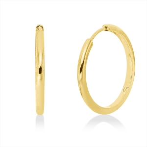 Creolen  18kt Gelbgold mit 0,00ct Diamanten