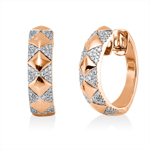 Creolen 18 kt RG+WG