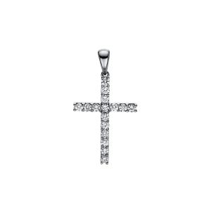 Anhänger 18 kt GG Kreuz