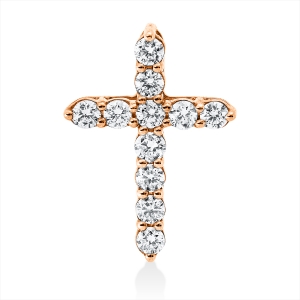 Anhänger 18 kt RG Kreuz