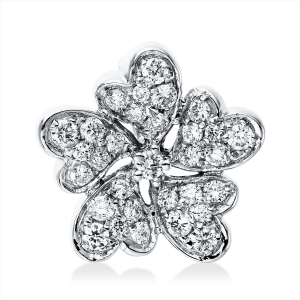 Anhänger 18 kt WG Blume