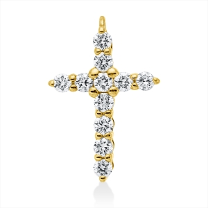 Anhänger 14 kt GG Kreuz