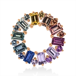 Anhänger 18 kt RG Kreis