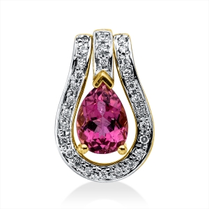 Anhänger 18 kt GG+WG, 5 pcs of pendant