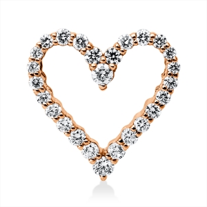 Anhänger 18 kt RG Herz