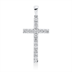 Anhänger 18 kt WG Kreuz