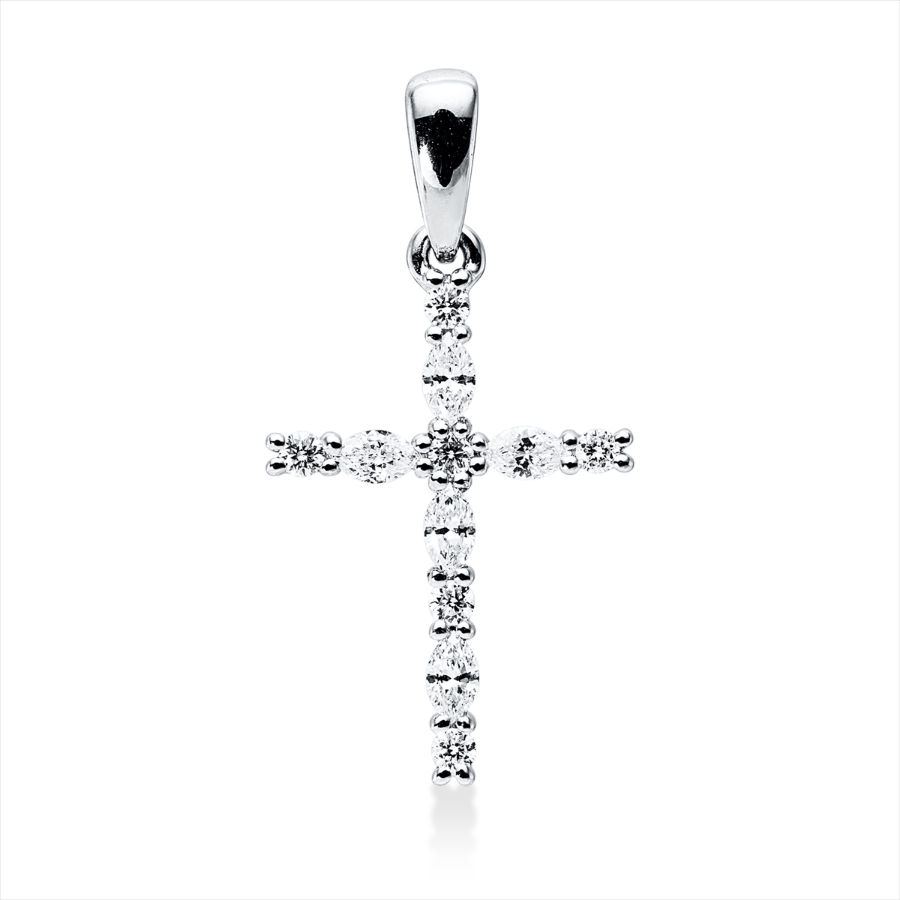 Anhänger 18 kt WG Kreuz