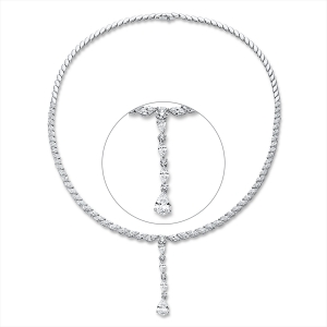Collier 18 kt WG