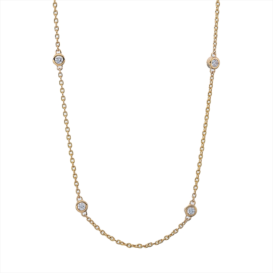 Collier Zarge 18 kt GG, mit ZÖ 42 cm
