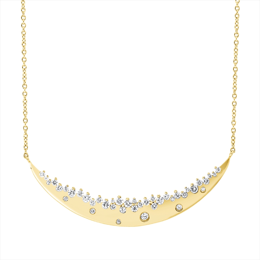 Collier 18 kt GG, mit ZÖ 40 cm + 43 cm
