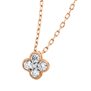 Collier 18 kt GG, Fassung rhodiniert