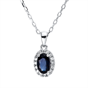 Collier 4er-Krappe 18 kt WG, mit ZÖ 42 cm