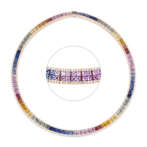 Collier 18 kt RG
