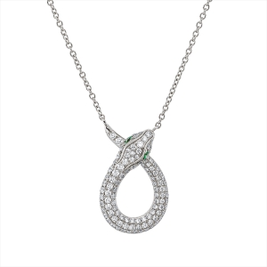 Collier 18 kt GG Schlange