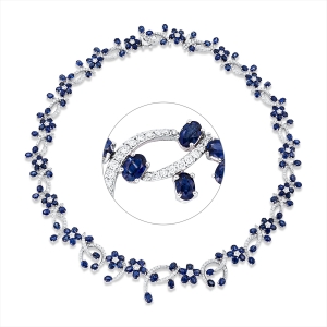 Collier 18 kt WG