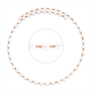 Collier  18kt Rotgold Choker mit 0,00ct Diamanten