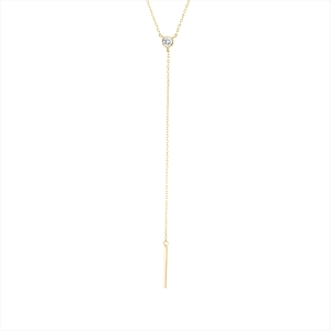 Collier 14 kt GG, mit ZÖ 42 cm