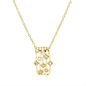Collier 18 kt GG, mit ZÖ 40 cm, 42,5cm
