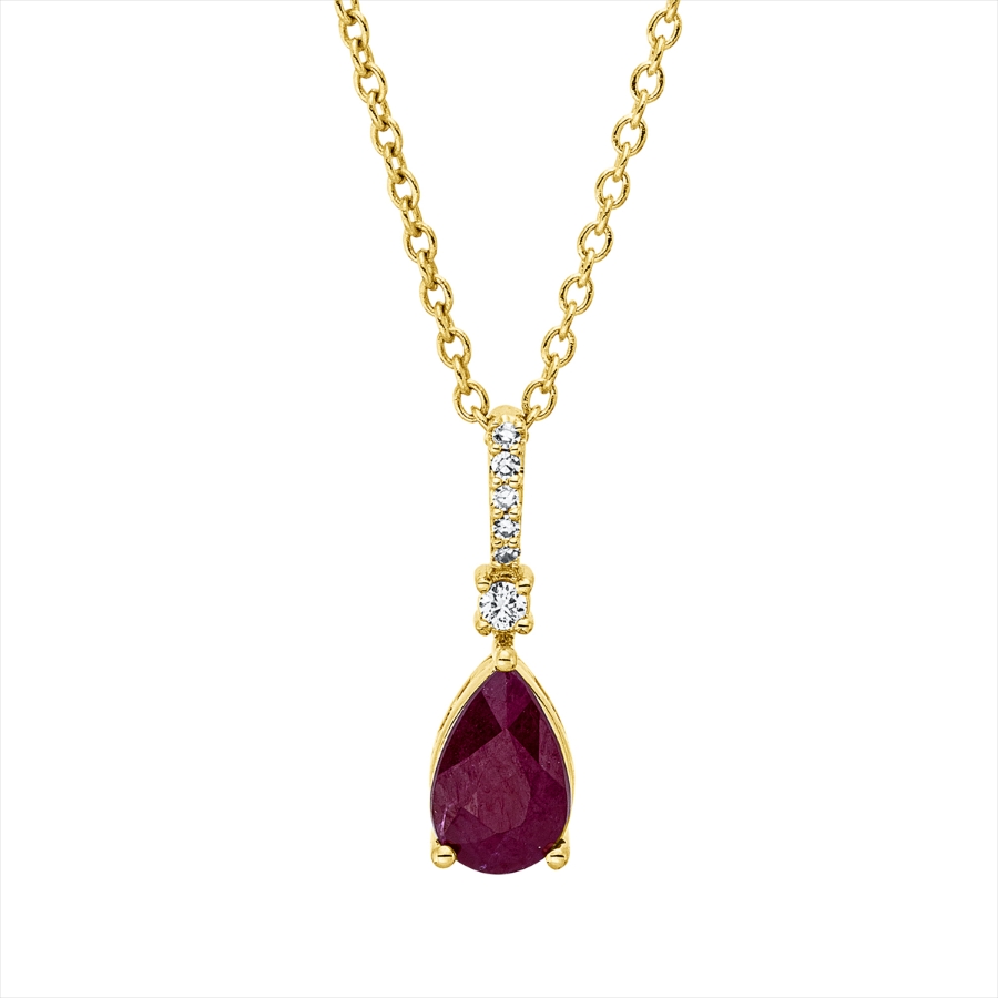 Collier 3er-Krappe 18 kt GG Tropfen, mit ZÖ 40 cm, 42,5cm