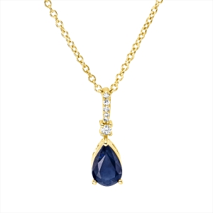 Collier 3er-Krappe 18 kt GG Tropfen, mit ZÖ 40 cm, 42,5cm