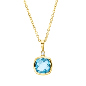 Collier 18 kt GG, mit ZÖ 40 cm, 42,5cm