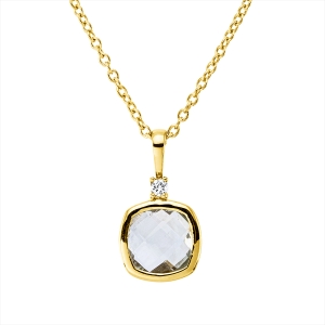 Collier 18 kt GG, mit ZÖ 40 cm, 42,5cm