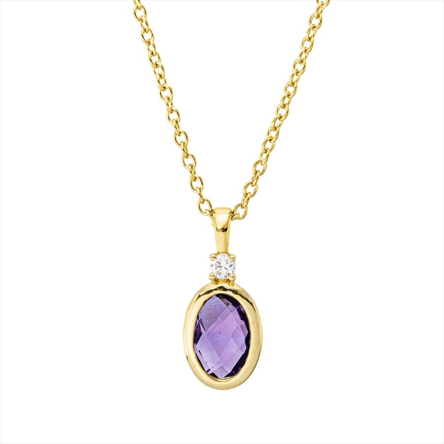 Collier 18 kt GG, mit ZÖ 40 cm, 42,5cm