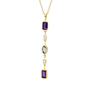 Collier 18 kt GG, mit ZÖ 40 cm, 42,5cm