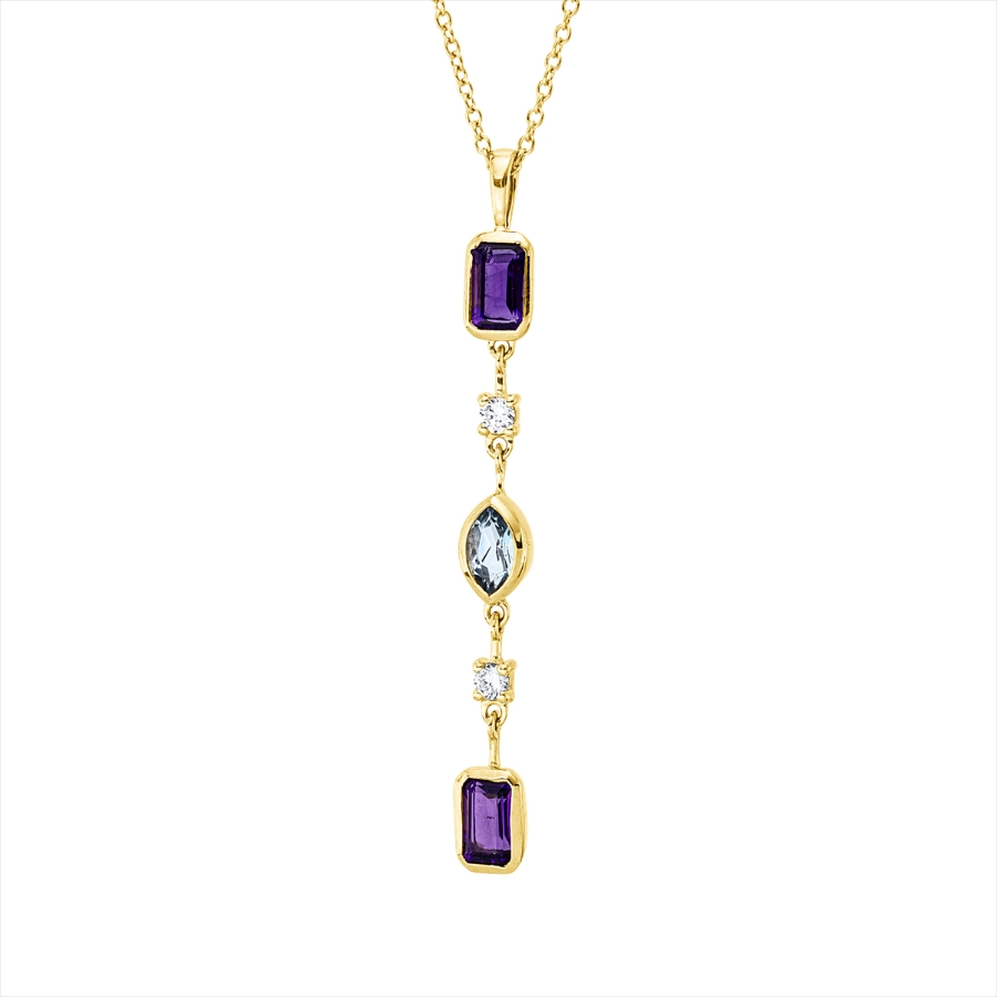 Collier 18 kt GG, mit ZÖ 40 cm, 42,5cm