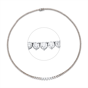 Collier 18 kt WG
