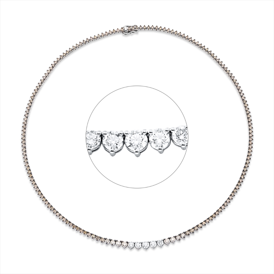 Collier 18 kt WG