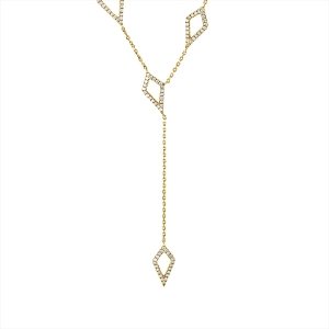 Collier 18 kt GG, mit ZÖ 40,5 cm + 42,5 cm