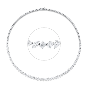 Collier 18 kt WG