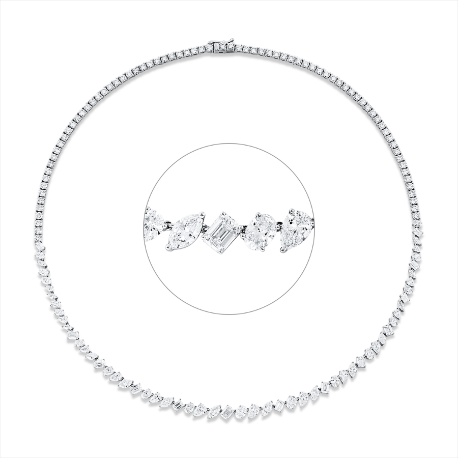 Collier 18 kt WG