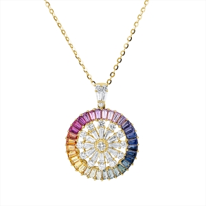 Collier 18 kt GG, mit ZÖ 42,5 cm + 40,0 cm