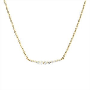 Collier 18 kt GG, mit ZÖ 40 cm + 43 cm