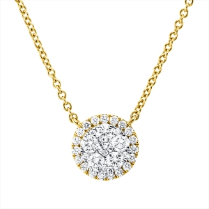 Collier 18 kt GG+WG, mit ZÖ 40 cm + 43 cm