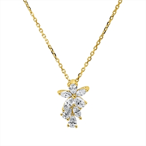 Collier 18 kt GG, mit ZÖ 40 cm